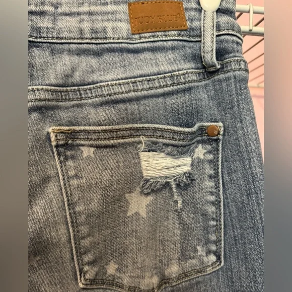 Judy Blue star ⭐️ jeans, size 7/28 - Picture 8 of 9